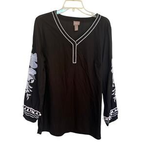 Chico’s Tunic Black Size 2